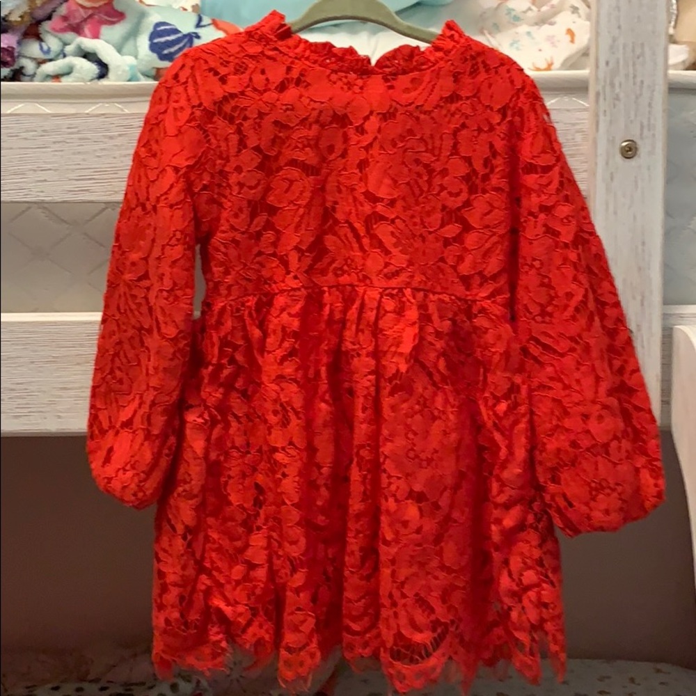 Red Lace Dress